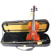 Violin 4/4 Copy Antonio Stradivarius 1715 100% Handmade Oil Varnish with Carbon Fibre Bow and Foam Case FPVN02