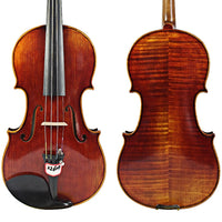 Violin 4/4 Copy Antonio Stradivarius 1715 100% Handmade Oil Varnish with Carbon Fibre Bow and Foam Case FPVN02
