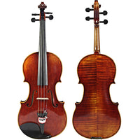 Violin 4/4 Copy Antonio Stradivarius 1715 100% Handmade Oil Varnish with Carbon Fibre Bow and Foam Case FPVN02