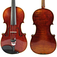 Violin 4/4 Copy Antonio Stradivarius 1715 100% Handmade Oil Varnish with Carbon Fibre Bow and Foam Case FPVN02