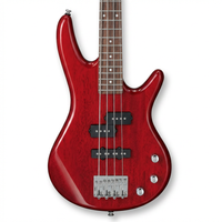 Mikro GSRM20 Bass Guitar - Transparent Red — Studio Shot