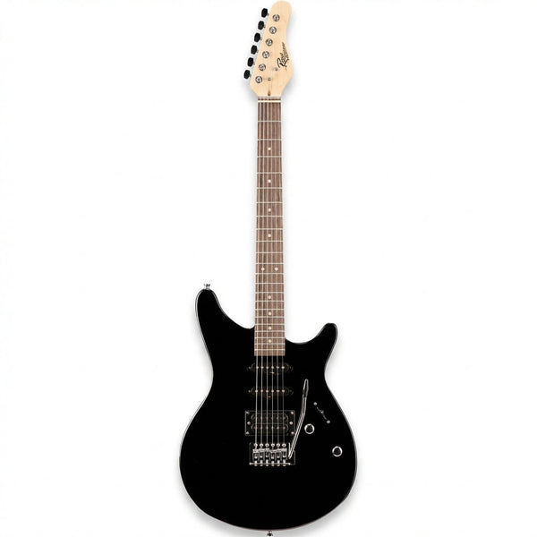 Rocketeer Electric Guitar Pack, Black — Studio Shot