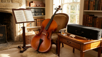 Professional Cello 4/4 Full Size Basswood Set with Bag+Bow+Rosin+ — Lifestyle
